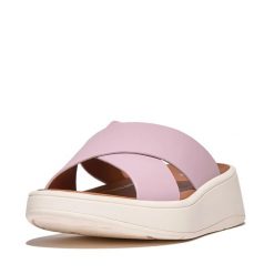 Muły damskie FitFlop F-Mode Flatform. Brązowe klapki damskie Flip Flop, bez wzorów, bez obcasa. Za 647.00 zł.