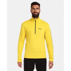 Męska bluzka termoaktywna stretch Kilpi ROLO-M. Żółte bluzy męskie Kilpi, na zimę, m, bez wzorów, bez kaptura. Za 215.49 zł.