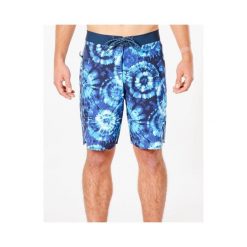 Spodenki surfingowe męskie Rip Curl Mirage Medina Ultimate Niebieski. Niebieskie kąpielówki męskie Rip Curl, m, z aplikacjami, z tkaniny, do pływania. Za 199.99 zł.