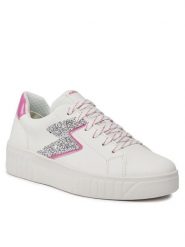 Geox Sneakersy J Mikiroshi Girl J45DVA 0BCEW C0563 D Biały. Białe buty sportowe dziewczęce Geox, bez wzorów, ze skóry, bez zapięcia. Za 139.99 zł.