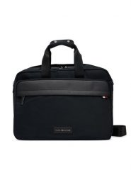 Tommy Hilfiger Torba na laptopa Th Nylon Workbag AM0AM13619 Czarny. Czarne torby na laptopa męskie Tommy Hilfiger, bez wzorów, z materiału. Za 489.99 zł.