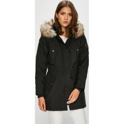 Only - Parka. Czarne parki damskie Only. W wyprzedaży za 199.90 zł.