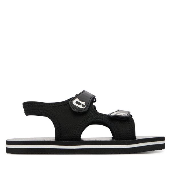 Sandały KARL LAGERFELD. Czarne sandały chłopięce KARL LAGERFELD, bez zapięcia. Za 165.99 zł.