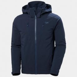 Kurtka Narciarska męska Helly Hansen Alpha 4.0 Jacket. Niebieskie kurtki snowboardowe męskie Helly Hansen, l, bez wzorów, z elastanu, bez kaptura, narciarskie, primaloft. Za 1,780.00 zł.