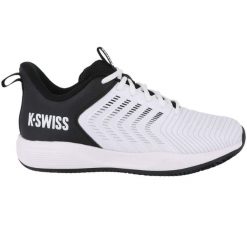 Sneakersy męskie K-swiss ULTRASHOT LIGHT CLAY do treningu białe (04742-102-M). Białe buty sportowe męskie K-SWISS, bez zapięcia, na fitness i siłownię. Za 384.65 zł.