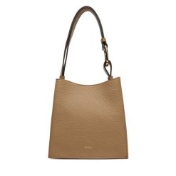 Torebka Furla. Brązowe torebki do ręki damskie Furla, bez wzorów, klasyczne, bez dodatków. Za 1,529.00 zł.