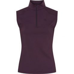 Damska koszulka polo bez rękawów Catago Teodora. Fioletowe koszulki sportowe damskie CATAGO, bez wzorów, bez kołnierzyka, bez ramiączek, do jazdy konnej. Za 288.50 zł.