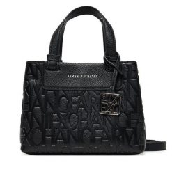 Torebka Armani Exchange. Czarne torebki do ręki damskie Armani Exchange, bez wzorów, klasyczne, bez dodatków. Za 589.99 zł.
