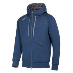 Bluza z kapturem męska Ocun Hoodie Zipper. Niebieskie bluzy męskie Ocun, m, bez wzorów, z kapturem. Za 361.99 zł.