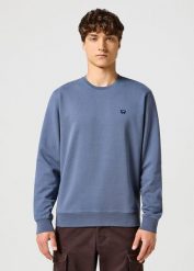 WRANGLER MĘSKA BLUZA SIGN OFF CREW Grisallie 112357335 W6589008823. Bluzy męskie Wrangler, m, bez wzorów, bez kaptura. Za 139.99 zł.