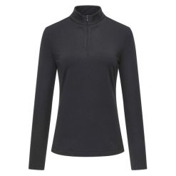 Damska koszulka do jazdy konnej Euro-Star Adeline. Czarne t-shirty damskie EURO-STAR, m, bez wzorów, z materiału, eleganckie, bez kołnierzyka. Za 296.00 zł.