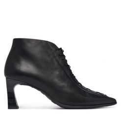 Botki Hispanitas. Czarne botki damskie Hispanitas, bez obcasa, na słupku, bez zapięcia. Za 789.99 zł.