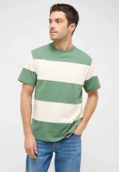 Męski T-Shirt Mustang Style Alvarado Dark Ivy 1016277 6326. T-shirty męskie Mustang, m, bez wzorów, bez kołnierzyka. Za 69.99 zł.