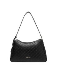 Nine West Torebka CEO-CRYSTAL POISE-JH7438 Czarny. Czarne torebki do ręki damskie Nine West, bez wzorów, ze skóry, bez dodatków. Za 249.99 zł.