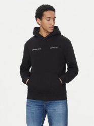 Calvin Klein Jeans Bluza Big Box Logo J30J325490 Czarny Regular Fit. Czarne bluzy męskie Calvin Klein Jeans, m, bez wzorów, z bawełny, bez kaptura. Za 299.99 zł.