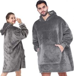 Verk Ciepła bluza koc oversize xxl 2w1 gruba futrzak Ciepła bluza koc oversize xxl 2w1 gruba futrzak. Bluzy damskie Verk, xxl, bez wzorów, bez kaptura. Za 82.66 zł.