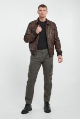 Spodnie męskie marki AERONAUTICA MILLITARE. Spodnie materiałowe męskie Aeronautica Militare, m, bez wzorów. Za 689.00 zł.