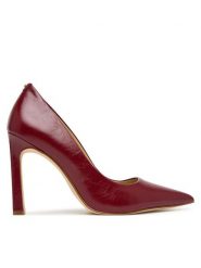 MICHAEL Michael Kors Szpilki Amara Pump 40F6AMHP1L Czerwony. Czerwone szpilki damskie MICHAEL Michael Kors, bez wzorów, ze skóry, bez obcasa, bez zapięcia. Za 789.99 zł.