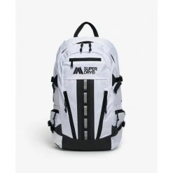 Plecak damski Superdry 32 L. Białe plecaki damskie Superdry., bez wzorów, z materiału, eleganckie. Za 429.45 zł.