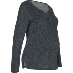 Shirt ciążowy bonprix czarny melanż. Bluzki damskie bonprix. Za 74.99 zł.