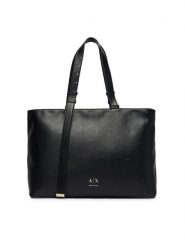 Armani Exchange Torebka XW002988 AF19902 UC001 Czarny. Czarne torebki do ręki damskie Armani Exchange, bez wzorów, ze skóry, bez dodatków. Za 729.99 zł.