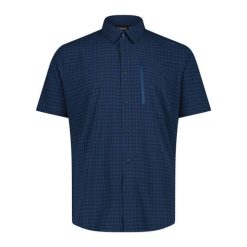 Koszula męska CMP 35S7807. Niebieskie koszule męskie CMP, m, bez wzorów, sportowe, bez kołnierzyka, bez ramiączek. Za 282.50 zł.