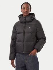 Calvin Klein Jeans Kurtka puchowa Essential LV047H500G Czarny Relaxed Fit. Czarne kurtki damskie Calvin Klein Jeans, xl, bez wzorów, z jeansu, bez kaptura. Za 949.99 zł.