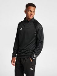 Kurtka hmlpro half zip Hummel. Czarne kurtki męskie Hummel, s, bez wzorów, z nylonu, bez kaptura. Za 191.50 zł.