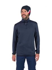 Bluza Rossignol męska Diretta Fleece HZ granatowa. Niebieskie bluzy męskie Rossignol, l, bez wzorów, z polaru, bez kaptura. Za 435.25 zł.