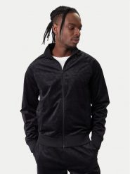 Guess Bluza Z6RQ01 KD612 Czarny Regular Fit. Czarne bluzy męskie Guess, m, z aplikacjami, z syntetyku, bez kaptura. Za 439.99 zł.