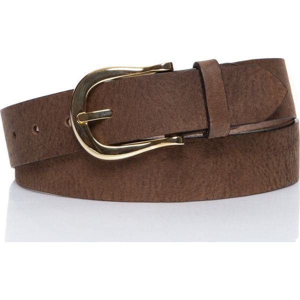 MUSTANG PASEK SKÓRZANY SOPO-MUS123 690 35mm Ledergürtel. Brązowe paski damskie Mustang, bez wzorów, z jeansu, eleganckie. W wyprzedaży za 29.99 zł.