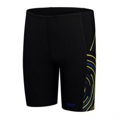 Kąpielówki chłopięce spodenki kąpielowe Speedo Plastisol Placement. Czarne kąpielówki dla chłopców Speedo, bez wzorów. Za 106.52 zł.
