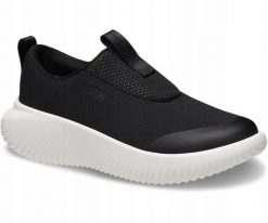 Buty Sportowe Sneakersy Dla Dorosłych Crocs Mellow Ease Slip On. Czarne obuwie sportowe damskie Crocs, bez wzorów, z materiału, trekkingowe. Za 263.99 zł.