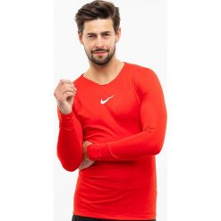 Koszulka sportowa męska Nike Dry Park. Czerwone bluzki z długim rękawem męskie Nike, m, bez wzorów, bez kołnierzyka, bez ramiączek. Za 88.00 zł.