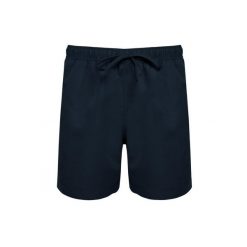 Ekologiczne spodenki kąpielowe Kariban. Niebieskie kąpielówki męskie KARIBAN, xl, bez wzorów, z tkaniny. Za 192.00 zł.
