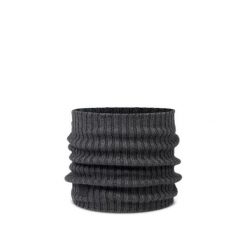 Komin z wełny merino Knitted Norval. Niebieskie szaliki i chusty damskie Buff, bez wzorów, z wełny. Za 192.49 zł.