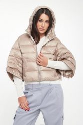 Kurtka damska z naturalnym pierzem PESERICO. Kurtki damskie Peserico, bez wzorów, bez kaptura. Za 5,399.00 zł.