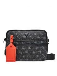 Guess Saszetka HMMILO P5422 Czarny. Czarne saszetki męskie Guess, ze skóry. Za 359.99 zł.
