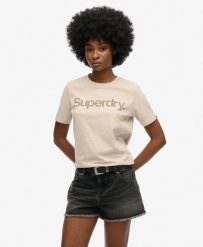 Koszulka podstawowa Tonal. Szare t-shirty damskie Superdry., bez wzorów, z bawełny, bez kołnierzyka. Za 147.05 zł.