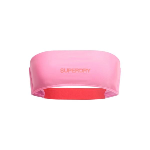 Damski top do kostiumu kąpielowego Superdry. Czerwone topy damskie Superdry., l, bez wzorów, z elastanu, bez kołnierzyka, bez ramiączek. Za 156.55 zł.