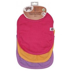 Xkko Bambusowe Śliniaki - Red Sky Mix, 3szt. Czerwone śliniaki dla dzieci Xkko, w kolorowe wzory. Za 66.00 zł.