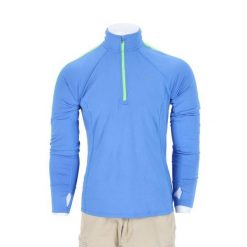Męska Bluza do Biegania Dri-Fit Jasnoniebieska. Niebieskie bluzy sportowe męskie Nike, l, bez wzorów, z materiału, bez kaptura, do biegania, dri-fit (nike). Za 85.16 zł.