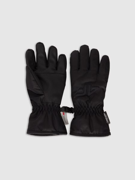4F Rękawiczki narciarskie Thinsulate dziecięce - czarne S. Czarne rękawiczki dziecięce 4f, bez wzorów. Za 99.99 zł.