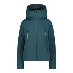 Damska kurtka z kapturem CMP. Zielone kurtki sportowe damskie CMP, bez wzorów, z kapturem, trekkingowe. W wyprzedaży za 618.50 zł.