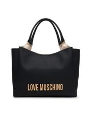LOVE MOSCHINO Torebka JC4107PP1OKD0000 Czarny. Czarne torebki do ręki damskie Love Moschino, bez wzorów, ze skóry, bez dodatków. Za 1,049.00 zł.