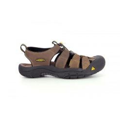 Buty trekkingowe męskie Keen Newport Bison. Brązowe sandały męskie Keen, z materiału, bez zapięcia. Za 533.00 zł.