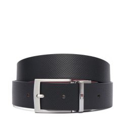 Pasek Tommy Hilfiger. Czarne paski damskie Tommy Hilfiger, bez wzorów. Za 269.99 zł.