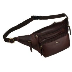 Nerka męska Peterson PTN BP001-OPU brązowa. Brązowe saszetki męskie Peterson, ze skóry, eleganckie. Za 161.50 zł.