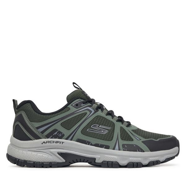 Trekkingi Skechers. Zielone trekkingi męskie Skechers, trekkingowe. Za 379.99 zł.
