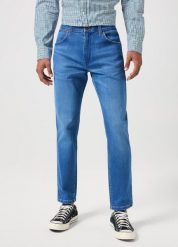 MESKIE SPODNIE WRANGLER LARSTON RUSTIC 112350841. Spodnie materiałowe męskie Wrangler, l, bez wzorów, z jeansu. Za 219.99 zł.